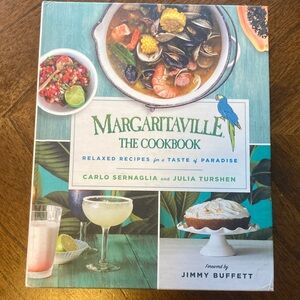 Margaritaville Cookbook - Blue and Green Cover